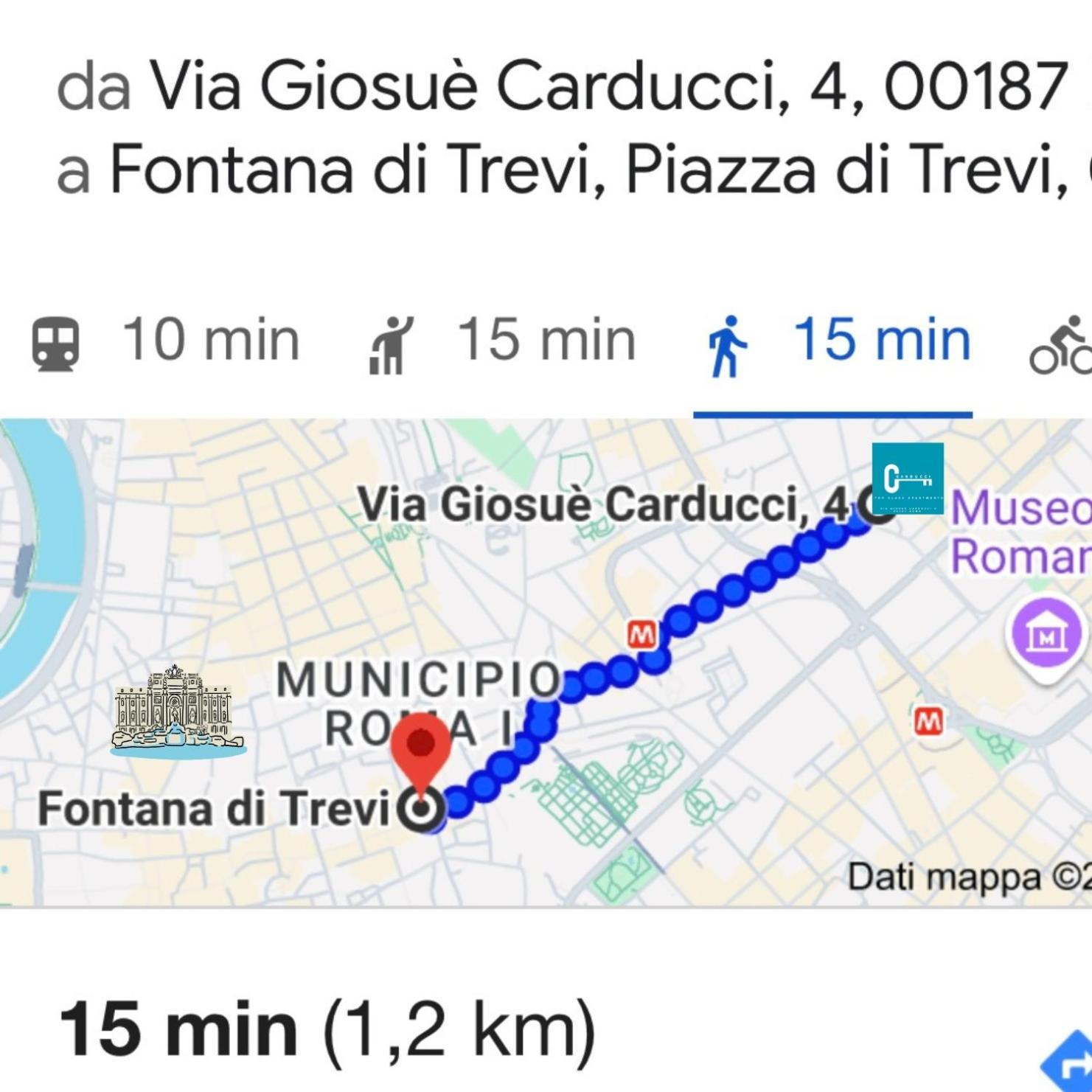 C3 Top Class Apartment, 2 Camere Da Letto, 2 Bagni, Giardino Distante 15 Minuti A Piedi Da Fontana Di Trevi Рим Экстерьер фото